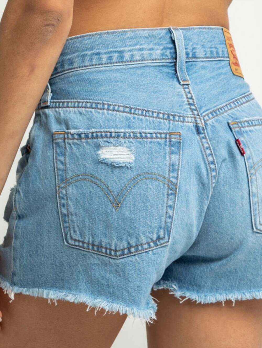 Levi's 501 Original Cut-Off Distressed Denim Shorts - Women's Size W25 - NWT